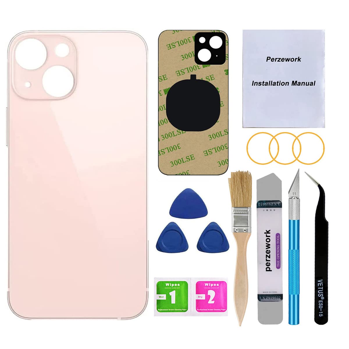 Amazon.com: Perzework OEM Rear Back Glass Replacement (Pink