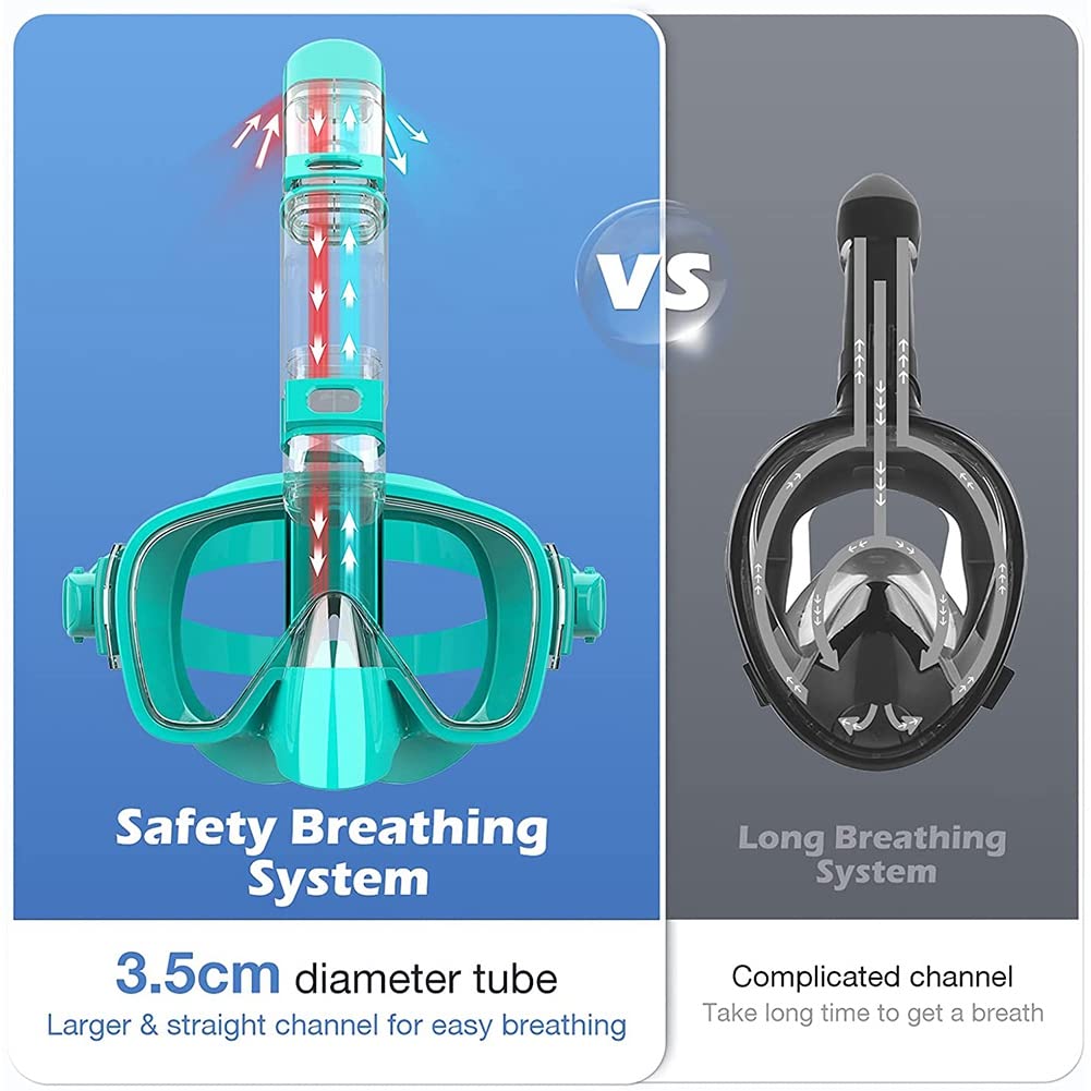 Masque De Plongée Intégral Avec Support Pour Caméra D'action Ou GoPro