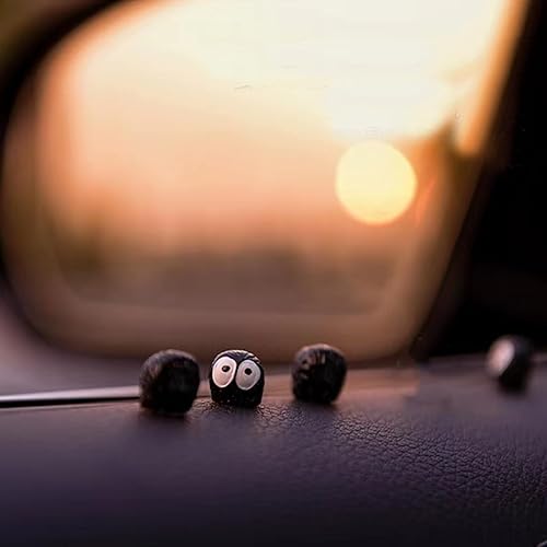 Elefos negros lindos accesorios para colgar en el espejo del automóvil, adorno colgante de coche para cumpleaños, Halloween, Navidad, regalos del