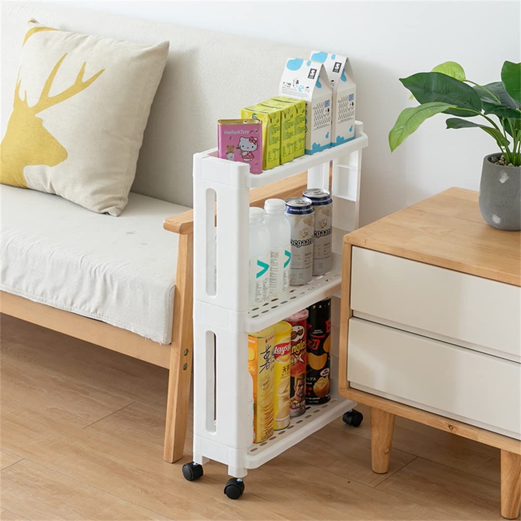 Ruchome Wózki Ręczne Półka Kuchenna Organizator Koła Wózek Łazienka Gap Regał Magazynowy Przechowywanie Rozmaitości Stojak Koło Pasowe Salon/a/1Pcs