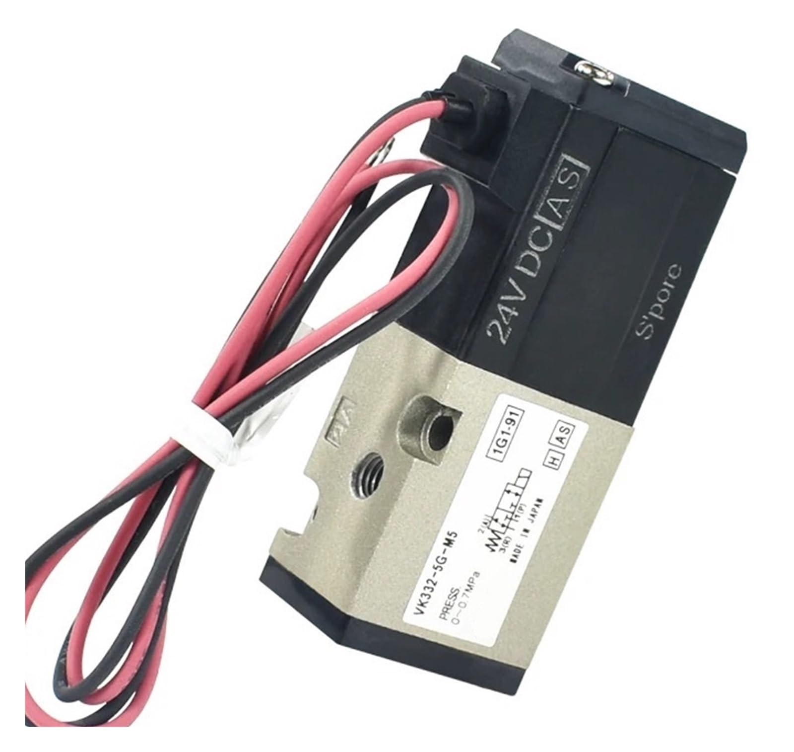 Électrovanne VK332-5G-M5 composant pneumatique d'origine taraudé M5