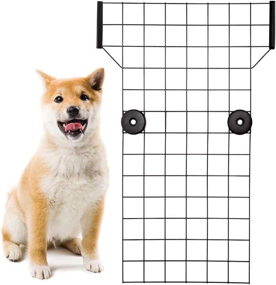 KOOLTAIL Dog Car Barrier - Front Seat Pet Vehicle Barriers Adjustable Steel,Safety Guaranteed Dogs and Passengers for Cars?SUV's, for Small and Medium Dogs Maximum Height: 26"