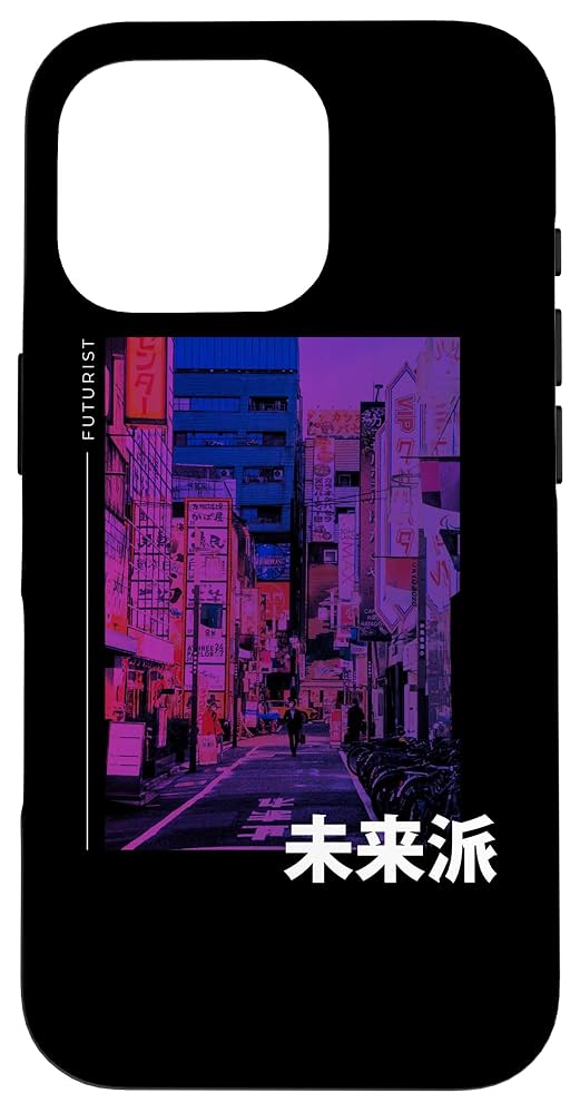 satsuki kawamoto 様 iPhone 16 Amazon.com: Japanese Street Cyberpunk Tokyo Aesthetic Case