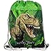 alles-meine.de GmbH Beutel - Sportbeutel - Turnbeutel - Schuhbeutel _ Dinosaurier - Dino / Tyrannosaurus Rex _ wasserdicht wasserfest - wasserabweisend & abwischbar - für Kinder ..