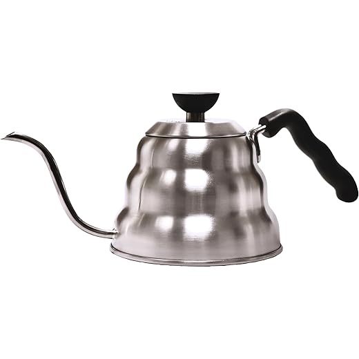 Sipologie Premium Gooseneck Kettle 1000ml - Sleek Stainless Steel Construction - Perfect for Pour Over Coffee & Tea - Long Spout for Controlled Pouring - A Must-Have for Coffee and Tea Enthusiasts