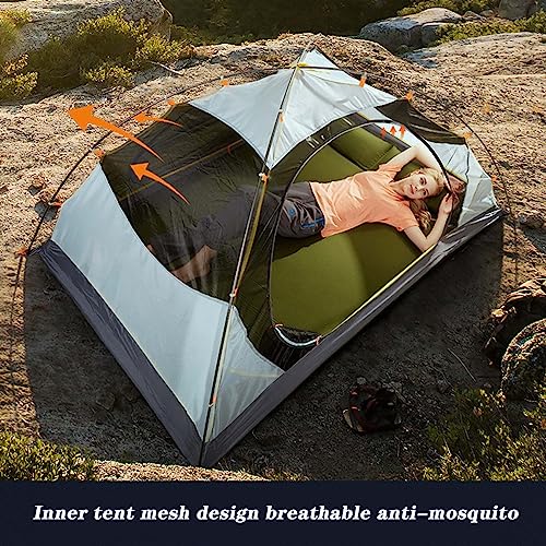 Carpa de camping doble capa para 2 personas miniatura 3