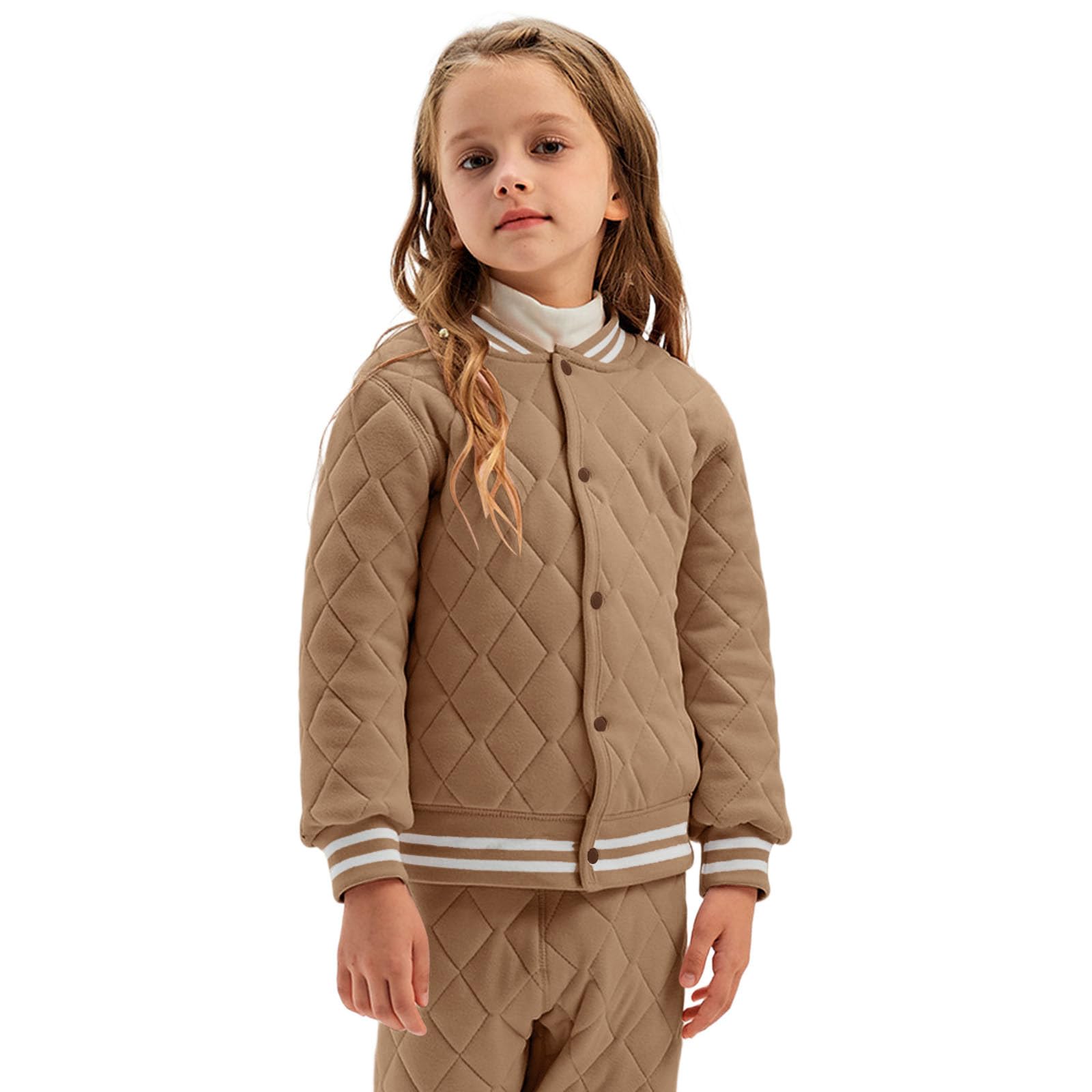 Chaqueta Acolchada para niños, Abrigo Aislante de otoño e Invierno, Ropa de Abrigo cómoda y Elegante para la Escuela y el Juego, con Capucha Desmontable, Cremallera Reflectante.