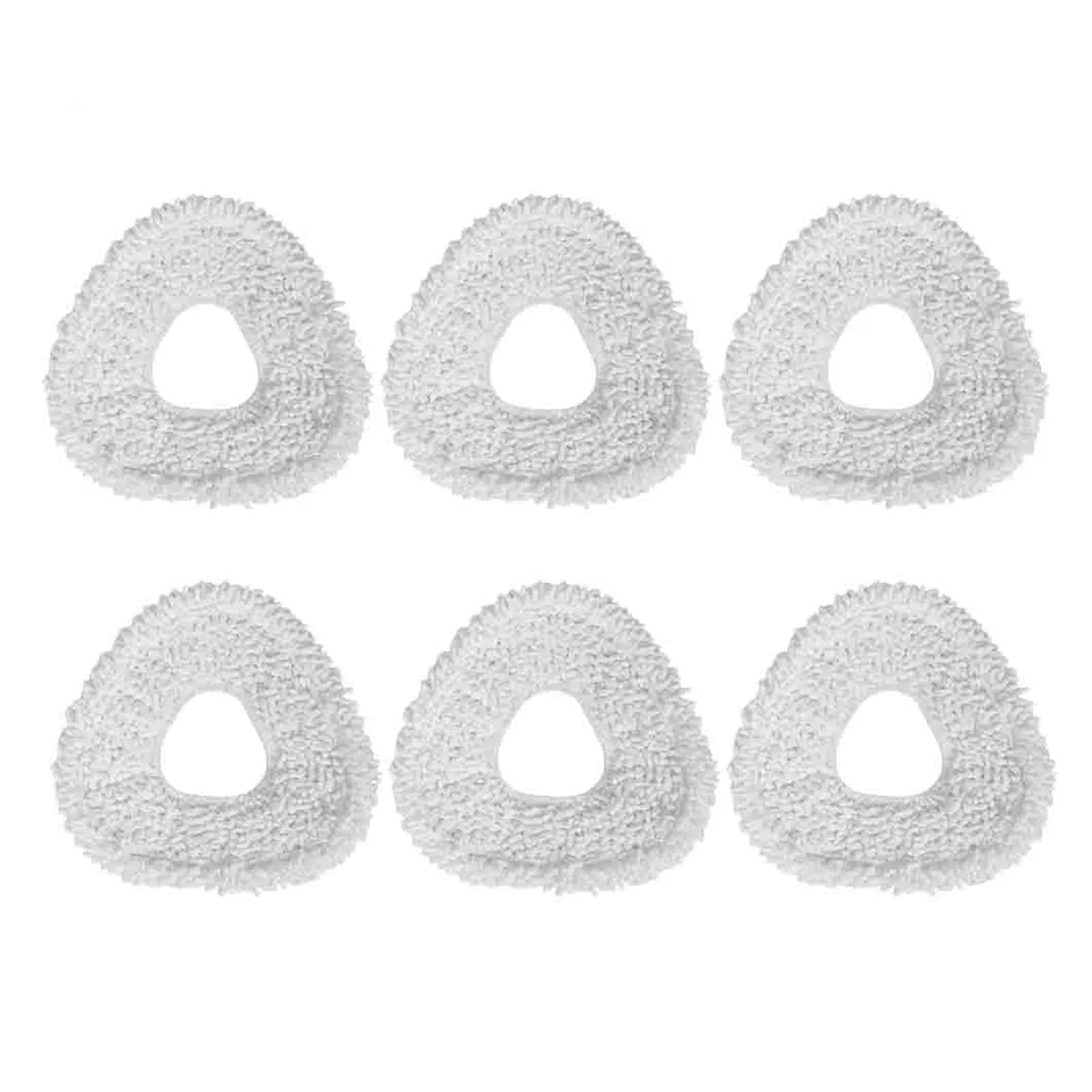 SLAQEYDJS Mop Pads Mop Cloths Replacement Accessories, Compatible With Narwal J3, J4, J4 Lite, J5, Freo X Ultra, Freo Z Ultra Robot Vacuum Cleaner(6PCS)