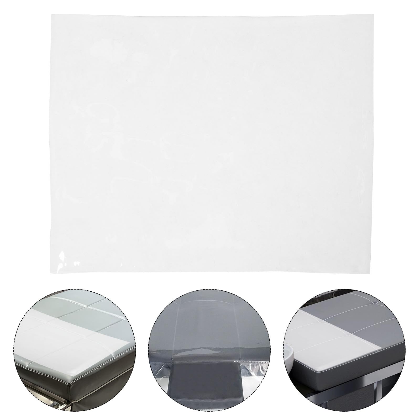 Genérico Funda de Plástico Transparente Almohadilla para SPA y Sofá de Pie y Resistente Material PVC Duradero para Silla de Salón y Camilla de Masaje