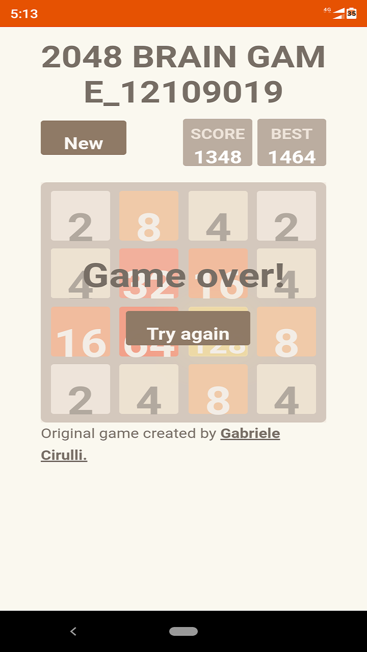 2048 BRAIN GAME App on Amazon Appstore