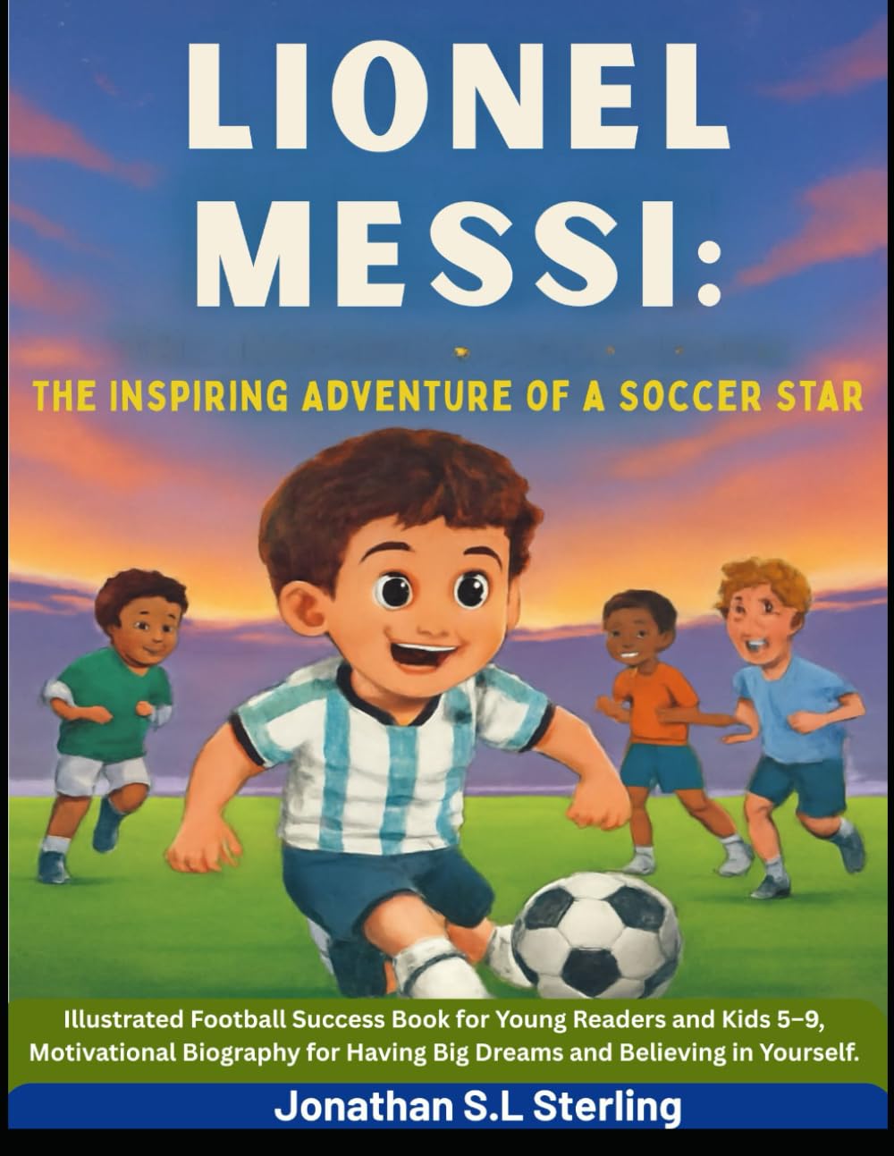 Lionel Messi: The Inspiring Adventure of a Soccer Star: Illustrated Football Success Book for Young Readers and Kids 5–9, Motivational Biography for ... Soccer Legends Biography Series for Kids)