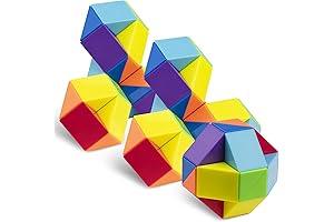 Ganowo Sensory Snake Fidget Cube Twist Puzzle Game for Brain Development