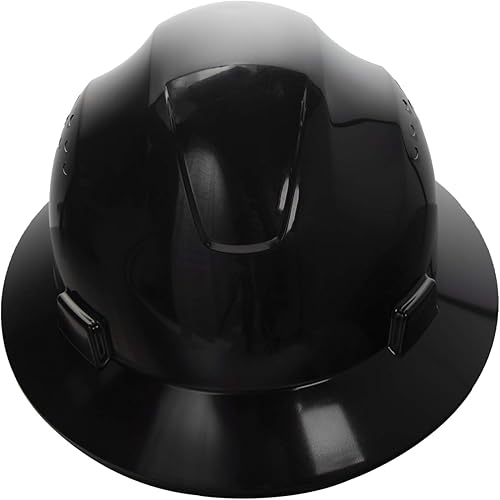 Miniatura 1 de PPE by JORESTECH - Casco de ala completa HDPE con suspensión de trinquete ajustable para el trabajo, el hogar y protección general para la cabeza,