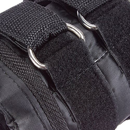 Image of Amazon Basics Adjustable Ankle Weights for Men & Women, for Workouts, Resistance Training, Walking, Black