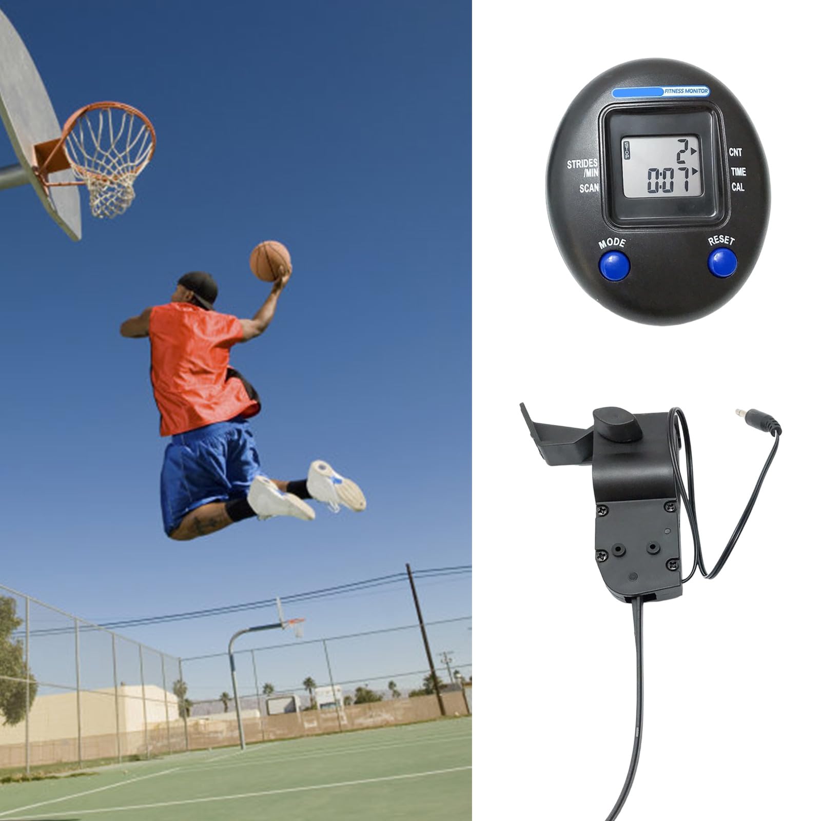 Digital Basketball Shot Counter Efficient Design Lightweight Trackers For Hoop Setups Professional Training Equipment