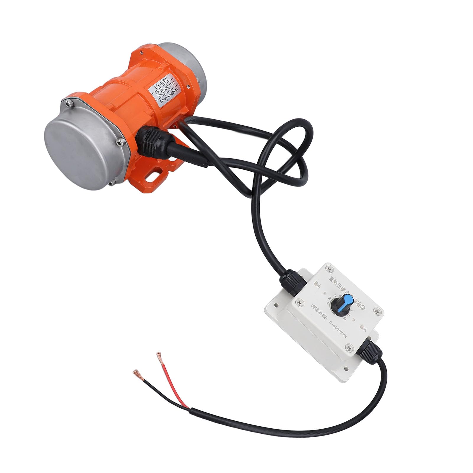 Motore di Vibrazione, Motore Vibrante Elettrico DC 12V Elettrico da 4000 Giri/Min Motore Vibratore in Lega in Lega in Lega di Alluminio con Shaker per Shaker (15W)