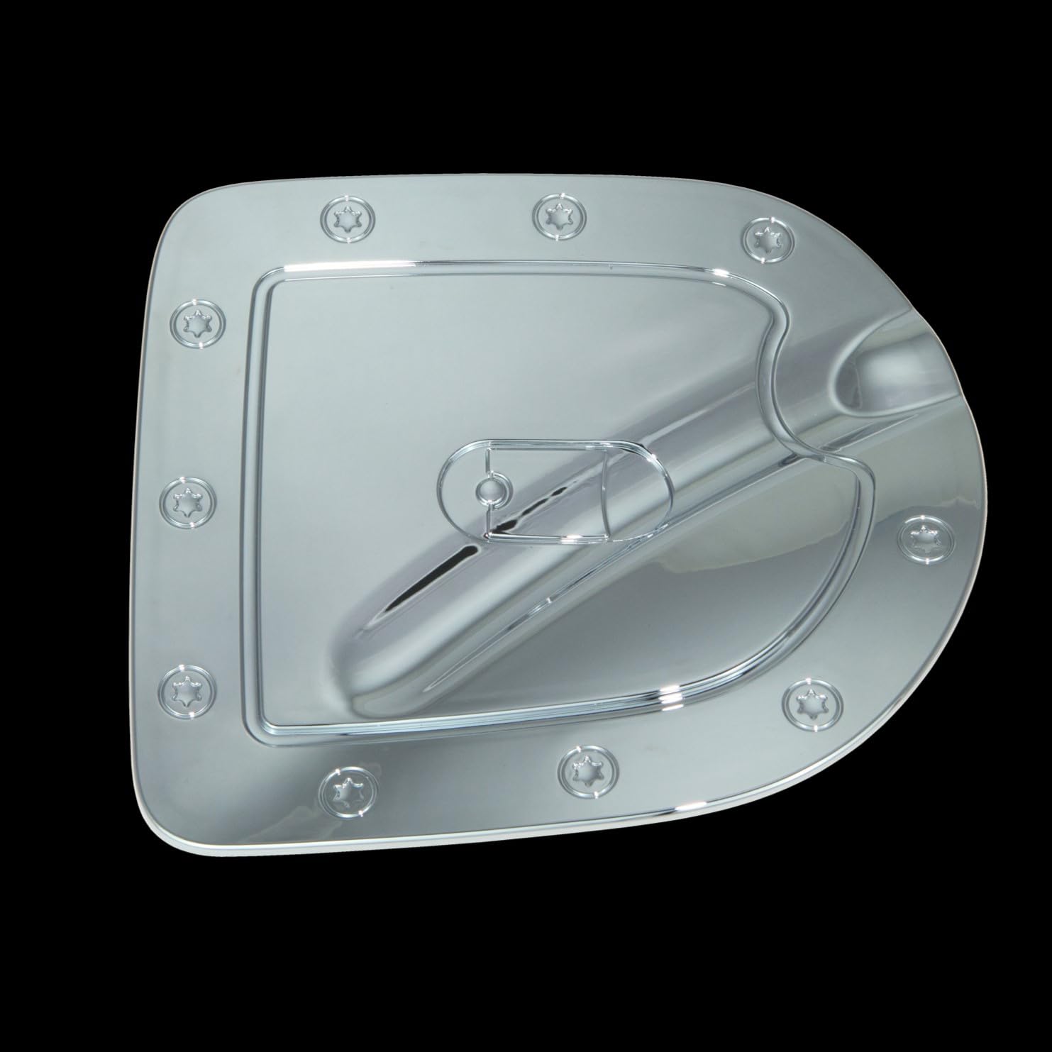 Razer Auto Short Truck Bed Only Triple Chrome Plated Gas Door Cover for 2005-2014 Nissan Frontier