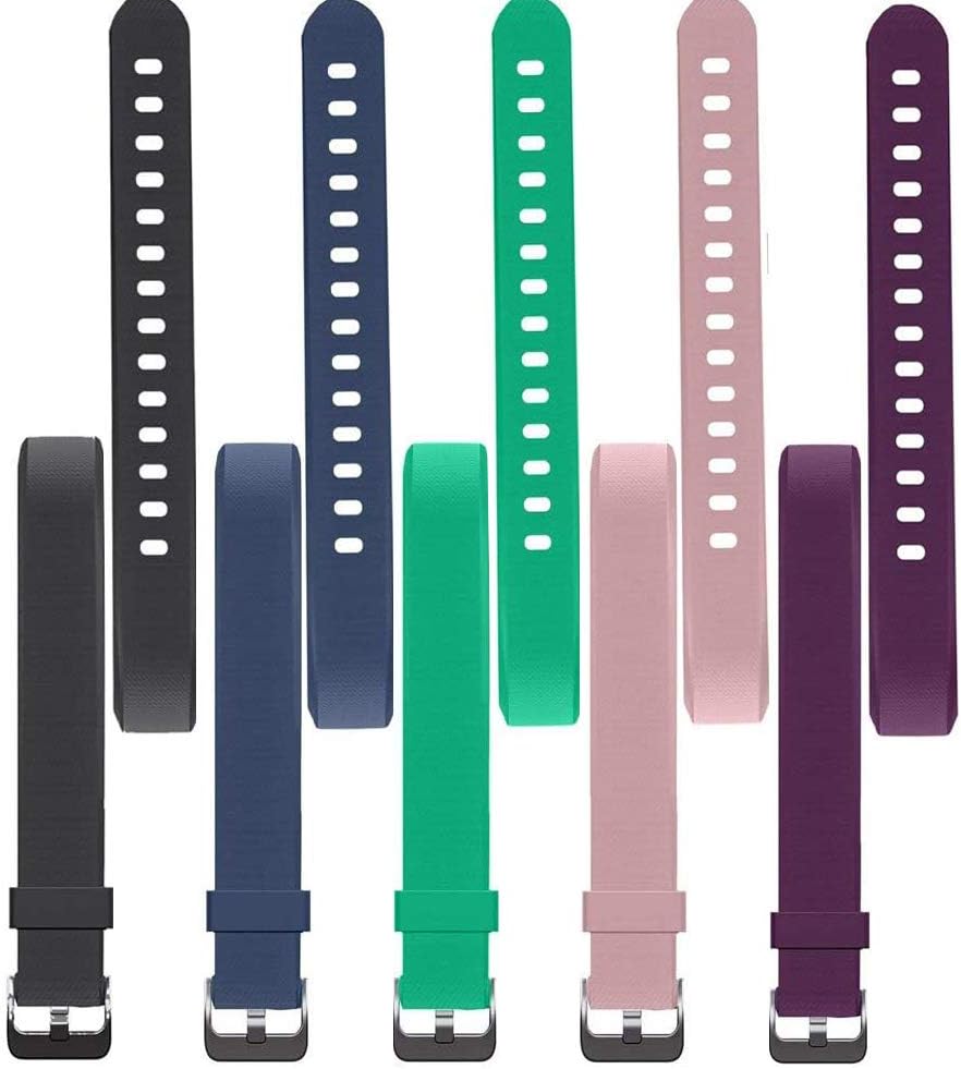 ID 115U Replacement Bands for ID115U ID115U HR Fitness Tracker Length Adjustable Smart Bracelet Replacement Straps for Women Men,2 Pack(Purple,Black) : Electronics
