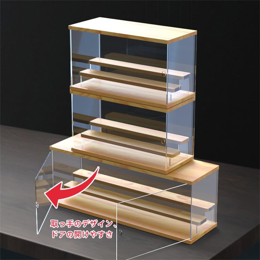 フィギュアケース　卓上ガラスショーケース　店舗陳列棚 71u8JoyJf4L._UF894,1000_QL80_.jpg