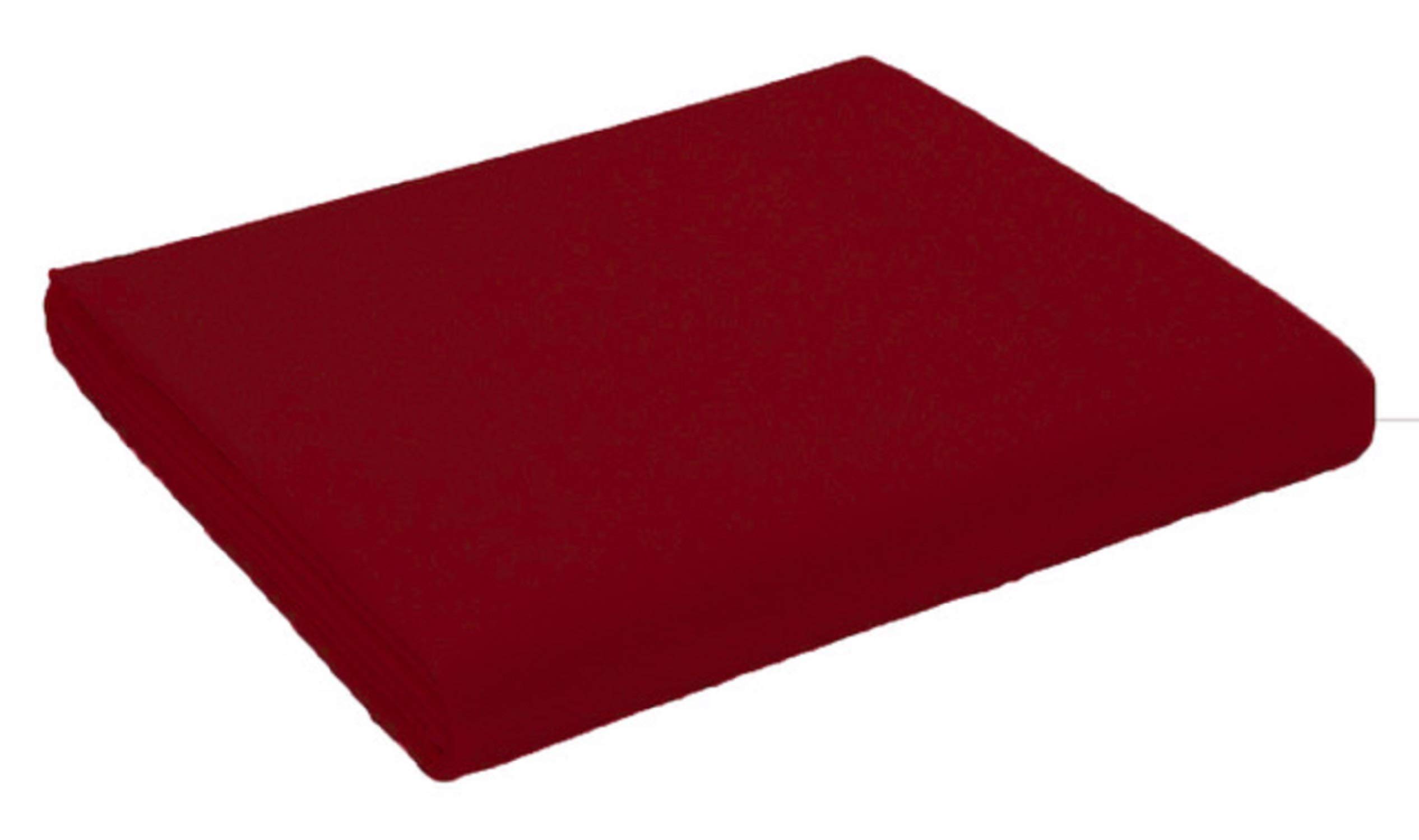 Comfy Nights Egyptian Cotton 200 Thread Count Flat Bed Sheet, Red - King