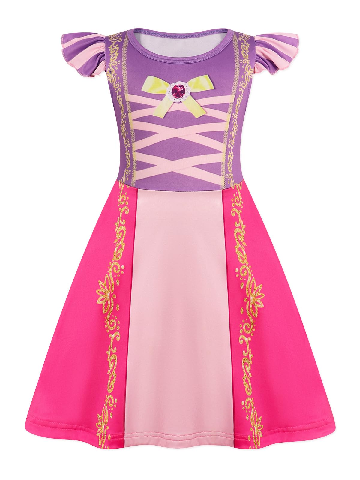 AmzBarley Princess Dress Up for Girls Halloween Costume Kids Toddler Birthday Gifts 1-10 Years — view 19