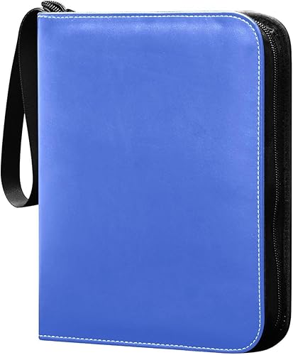 Vista 19 de Carpeta de tarjetas morada con 4 bolsillos, 400 bolsillos con 50 fundas extraíbles, álbumes de tarjetas intercambiables, carpeta de tarjetas