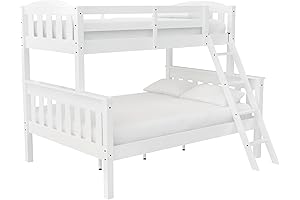 DHP Airlie Bunk Bed - Convert to Twin/Full with 4-Step Ladder
