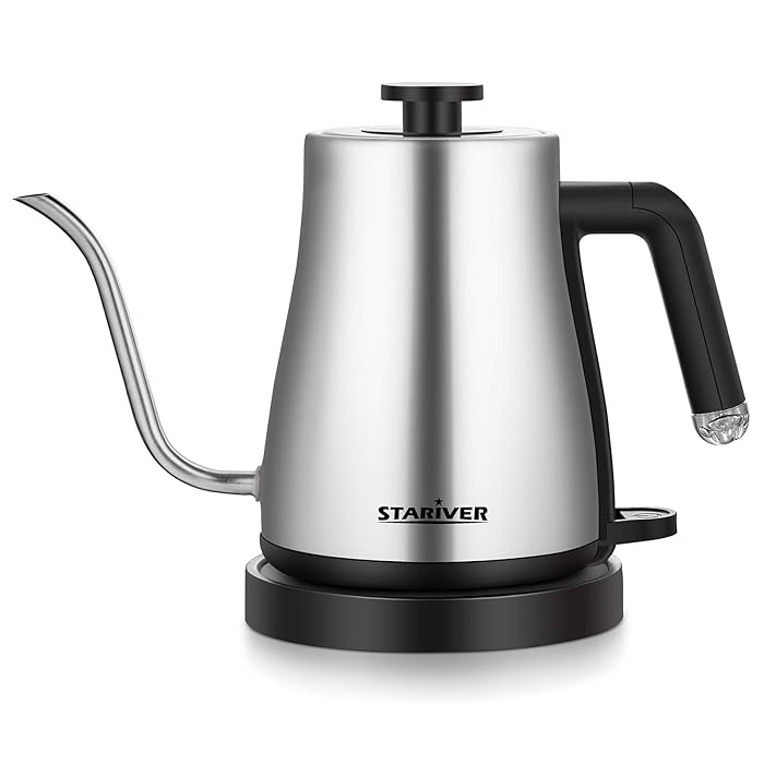 Buy Stariver Electric Gooseneck Kettle, 1.2L Electric Tea Kettle, Pour