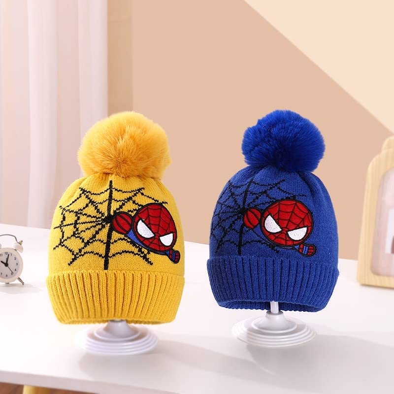Amazon.co.jp: スパイダーマンニット帽 子供向けの漫画アニメーション