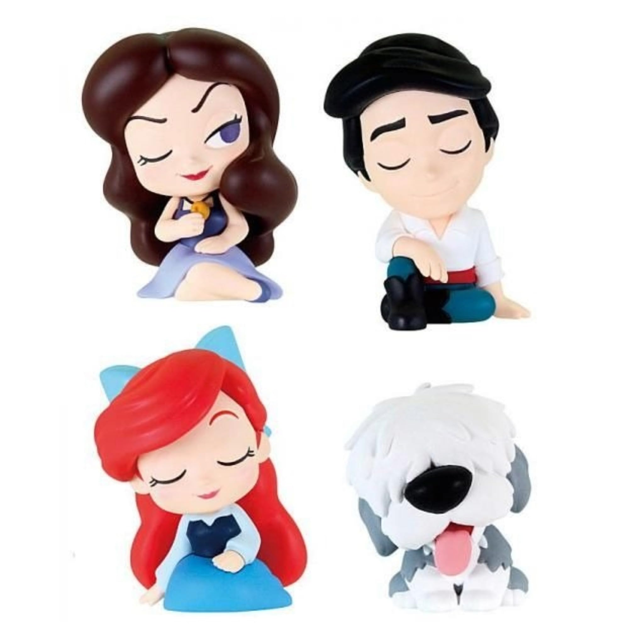 Disney Little Mermaid Part 2 Gacha Complete Set of 4 Takara Tomy Arts