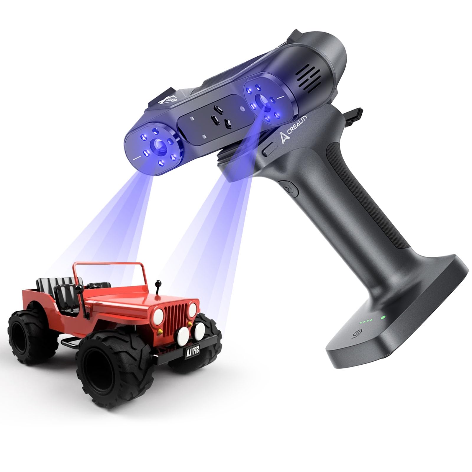 Creality Upgraded Raptor X 3D Scanner for 3D Printing, 34+7 Blue Laser Lines, WiFi-6 Fast Data Transfer, Highly Accurate Full-Color Scans, Scans Objects from 5mm to 4000mm for Windows/Mac-picture-13