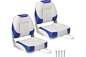 PEXMOR Foldable Boat Seats 2 Pack with Waterproof Cushions