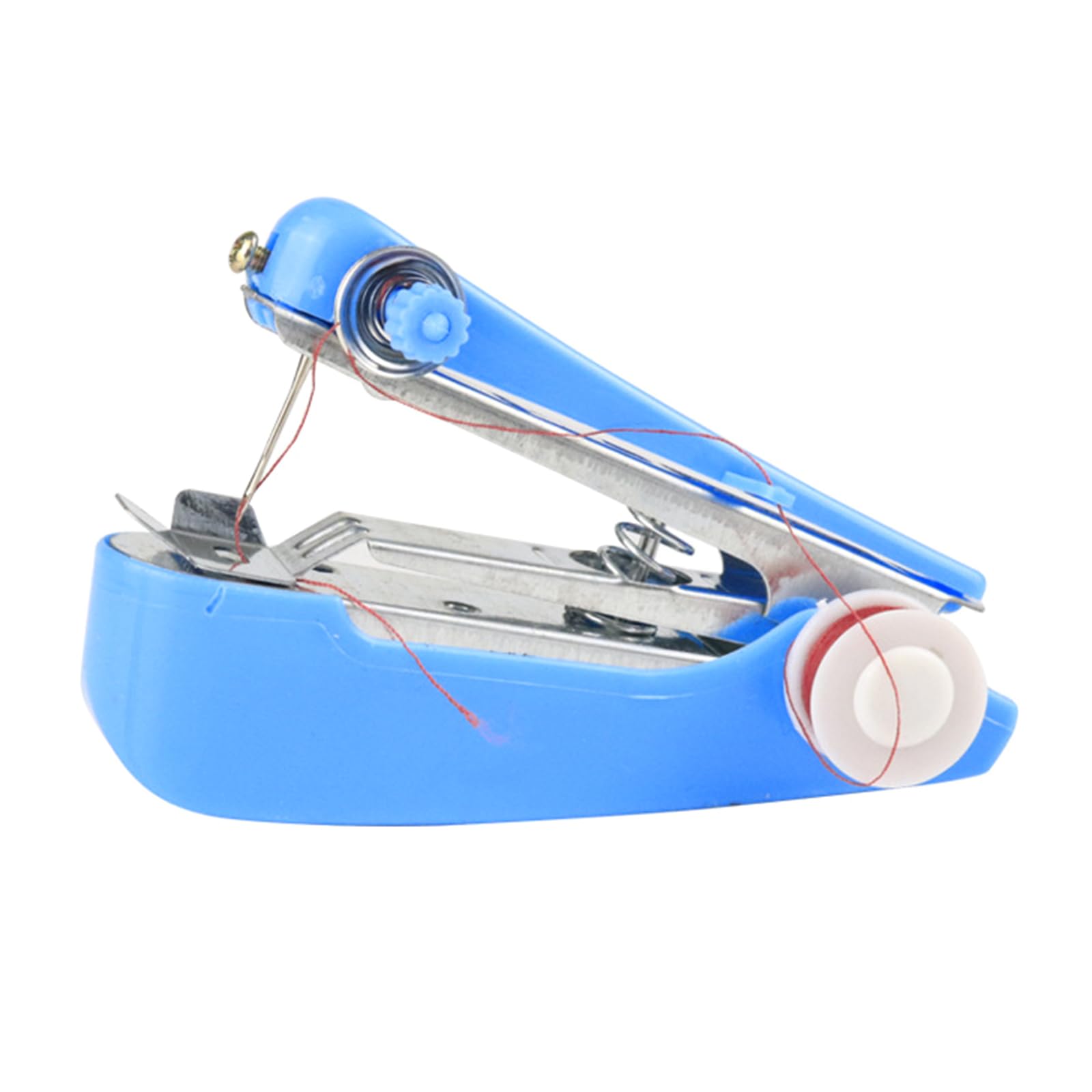 NEWFT Portable Sewing Machine Manual Handheld Sewing Machine Fast Stitching for Beginner Adult Household Repair Home Tool