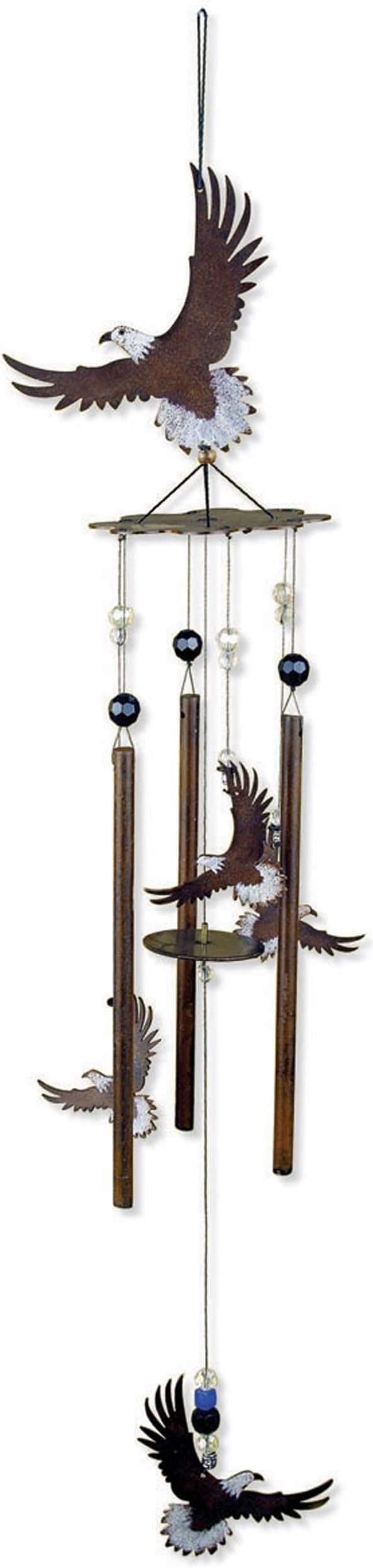 Sunset Vista Designs Wilderness Wonders Eagle Wind Chime, 28-Inch Long