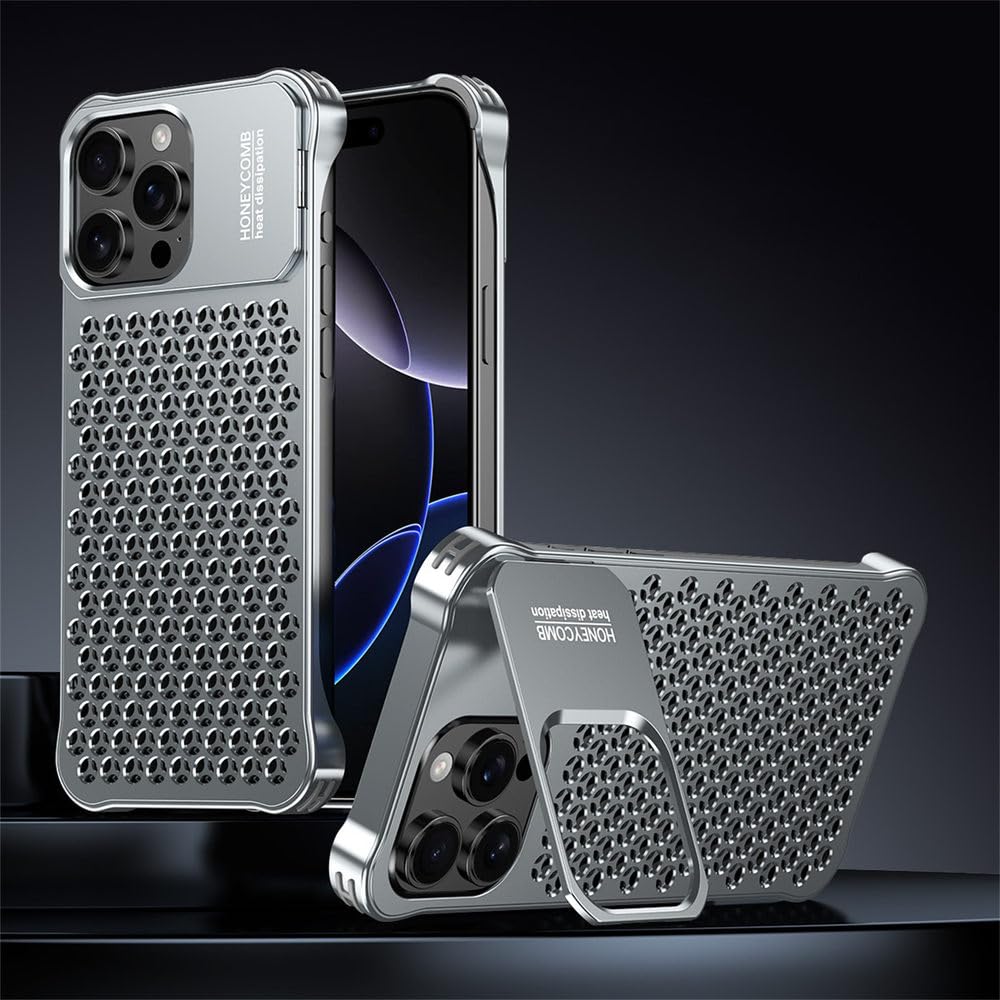 Coque iPhone 13 Pro Max métal évite surchauffe et casse - 8