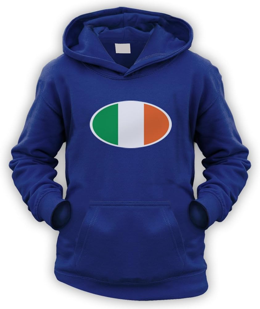 Irish Flag Kids Hoodie -x9 Colours- XS to XXL Sizes (1 to 13 Years)