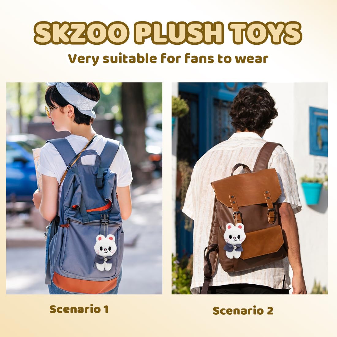 Muñeco de peluche Stray Skzoo Kids, Muñeco de peluche Stray Skzoo Kids Skzoo Animal, Regalo de cumpleaños para niños y fans(H) — view 4