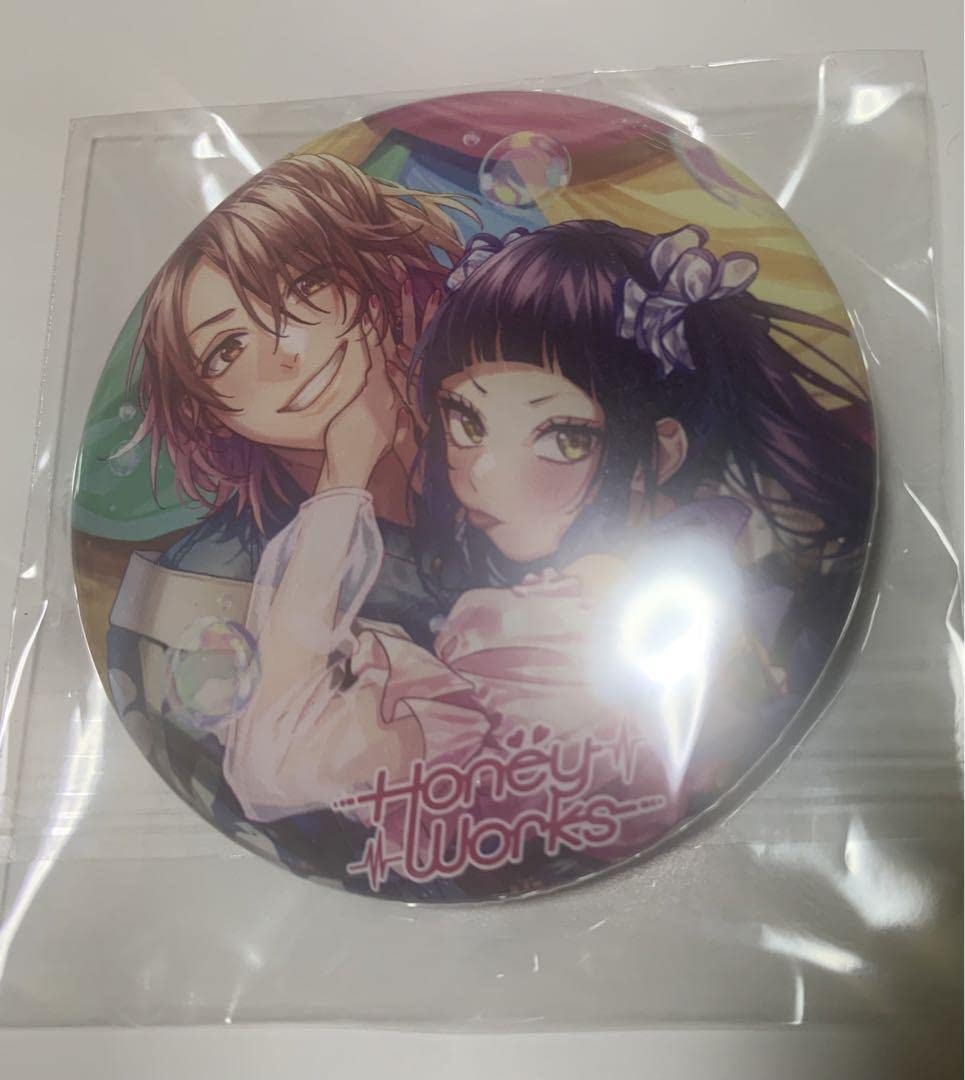 HoneyWorks アルバム とらのあな特典 缶バッジ 柴崎健&高見沢アリサ