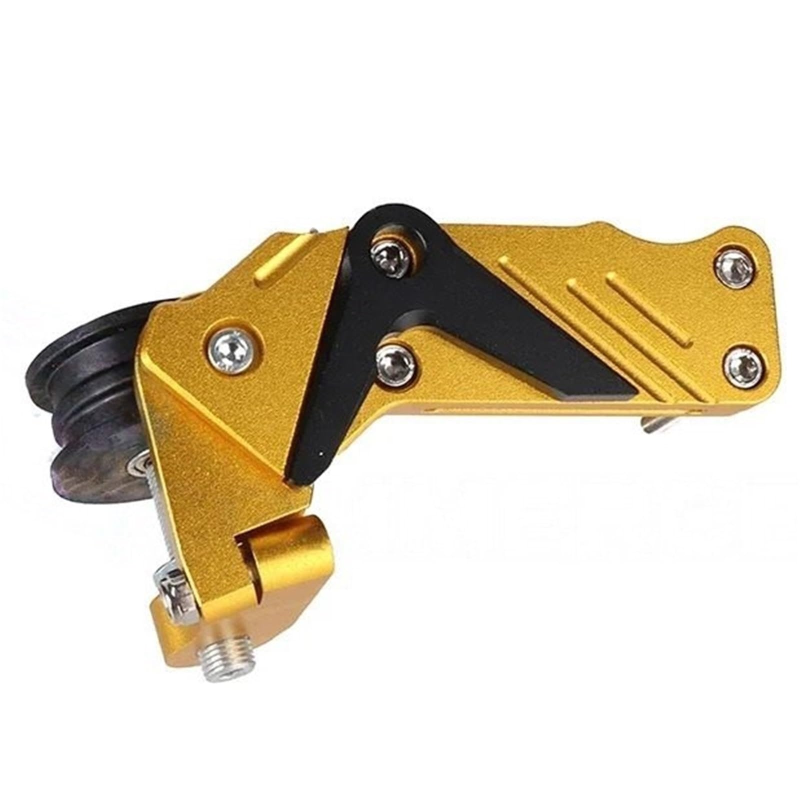 Tensor de cadena de motocicleta, tensor de modificación, regulador automático, rodillo tensor de cadena de rueda(Gold)