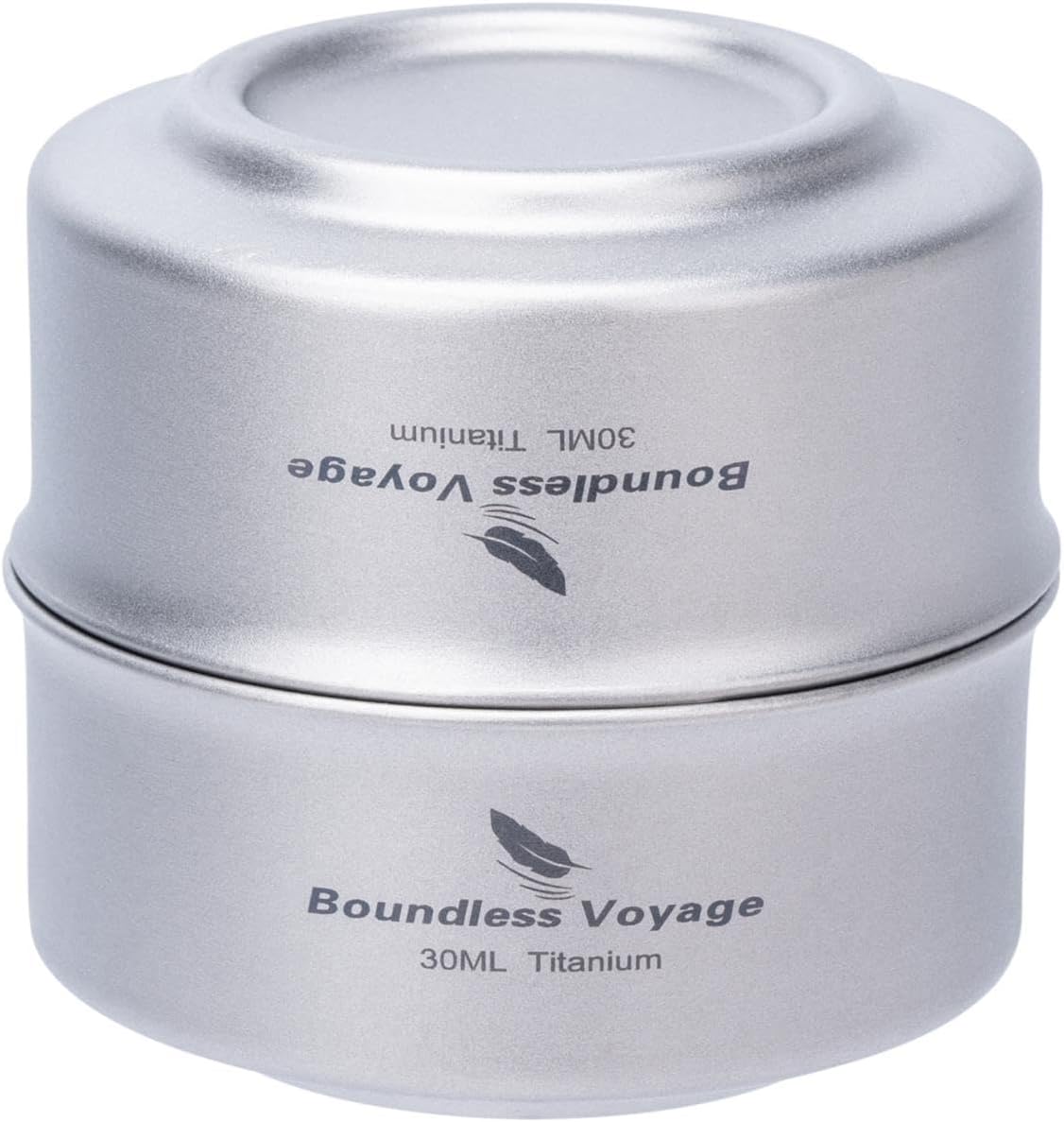 Boundless Voyage Titanium Teacup Double-Layer Tea Maker Outdoor Teapot Camping Mug Set Leightweight Drinking Cup for Backpacking Picnic Travel (Ti3148D-3cups)