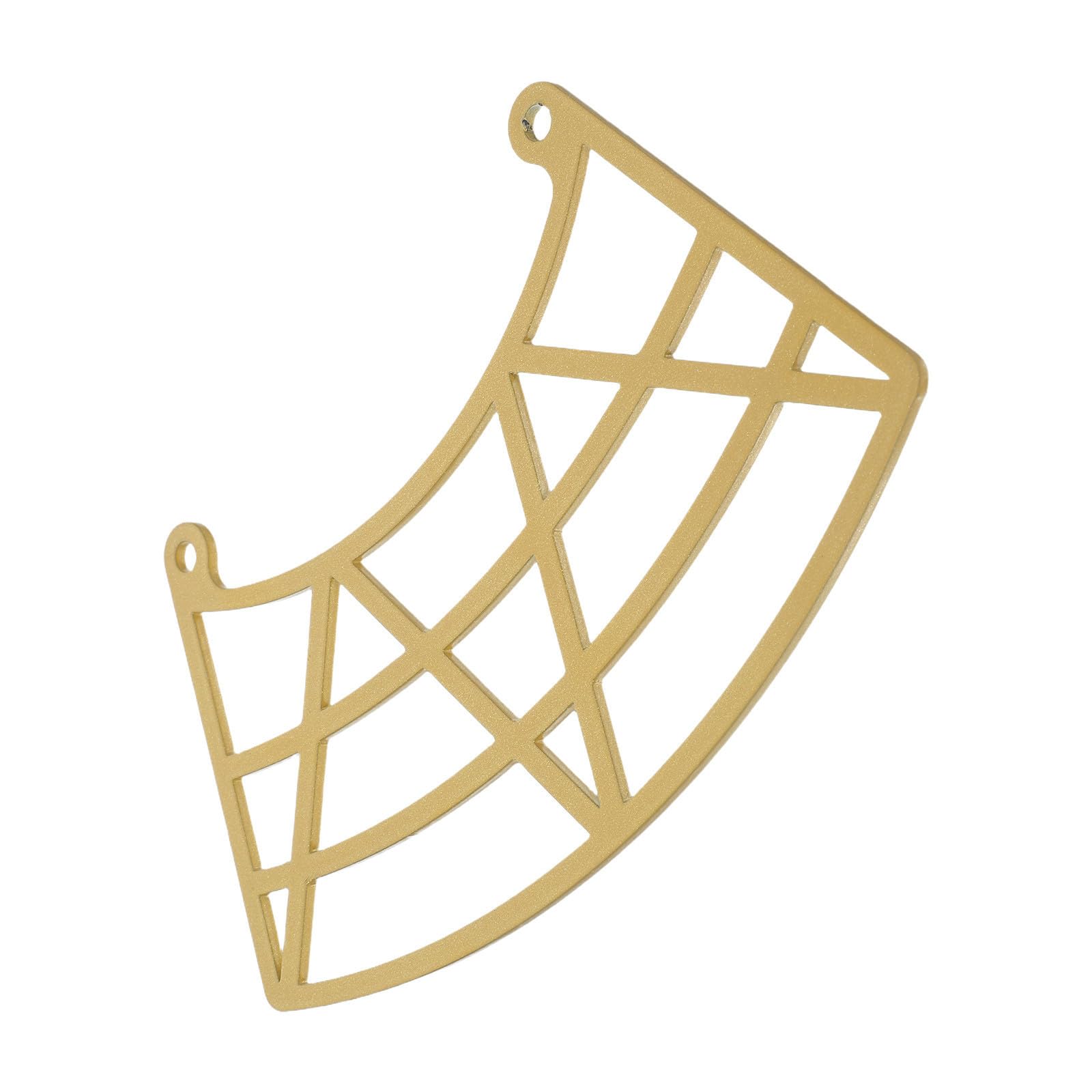Extensor de percha de metal dorado para comedero de pájaros de alta resistencia de Toyvian