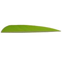 SAS 4-in Parabolic RW Feathers Solid Color Archery Arrow Fletching - 1DZ - Made in US