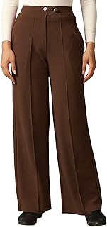 siril Women's Lycra Solid Regular Fit Trouser Pant for Office, College & Events Formal Casual Daily Use-picture-46