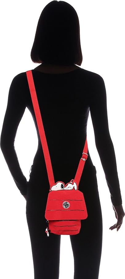 Amazon | [キプリング] 公式 X PEANUTS RED HOUSE BAG Red Roof  