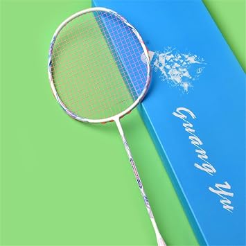 8U G6 Professional Badminton Racket, All-in-one Carbon Fiber Badminton Racket, Ultra Light Badminton Racquets