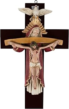 Amazon.com: DVDMATINEMOVIES - Holy Trinity Polyester Crucifix