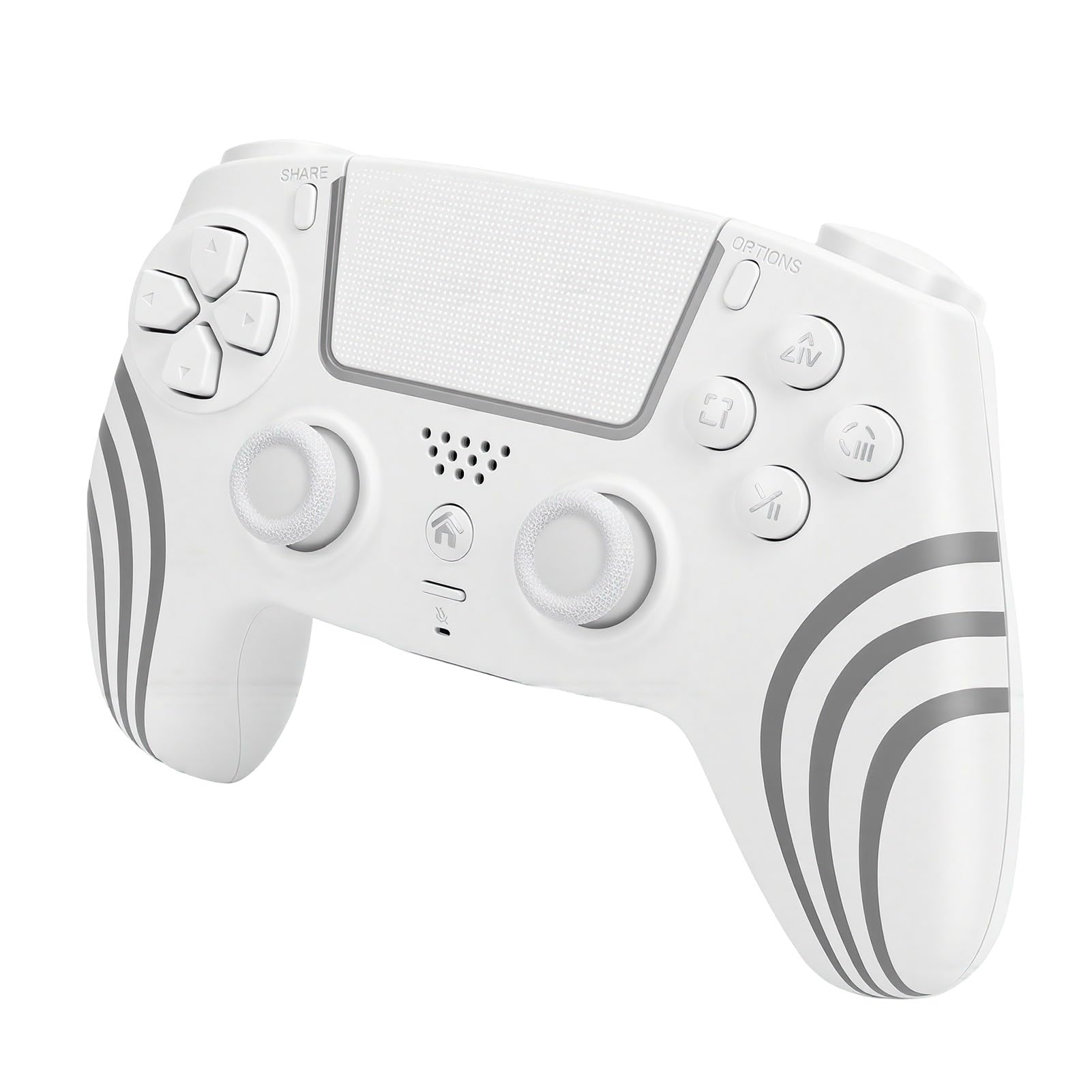 Jiawu Controller di Gioco Wireless con Luce RGB e Joystick Effetto Hall per Giochi su PC Pro Slim - Funzionalità Personalizzabili, Materiale ABS Resistente