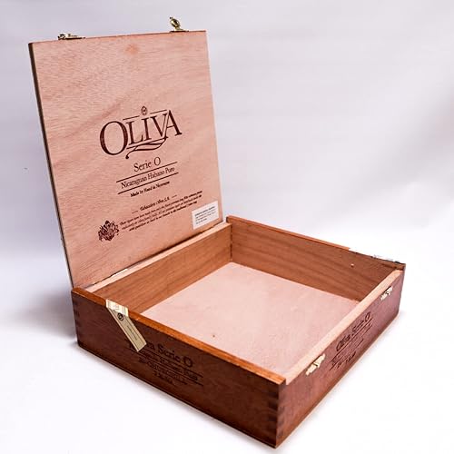 Miniatura 5 de Oliva Churchill Serie O Habano Puro - Caja vacía de madera para cigarros (8.5 x 7.75 x 2 pulgadas)