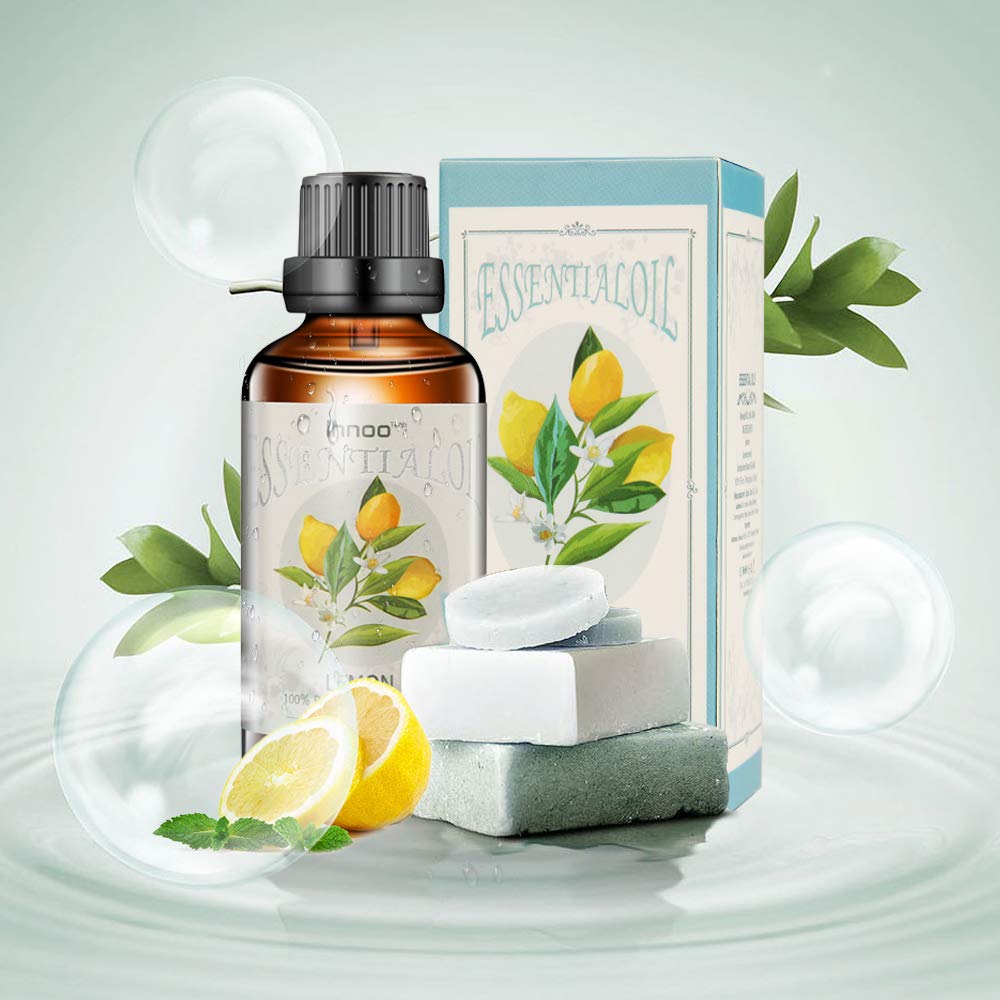 Innoo tech Lemon Essential Oil 50ml - Pure, Natural, Cruelty Free, Vegan, Steam Distilled and Undiluted - to use in Aromatherapy & Diffusers