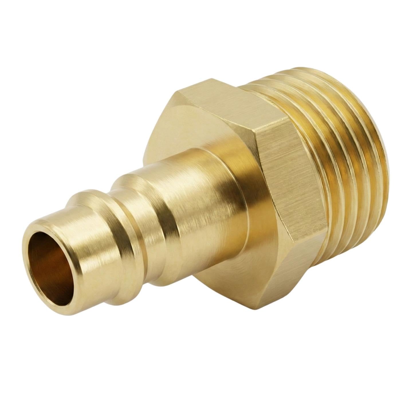 Raccord rapide Lumonic en laiton robuste avec filetage extérieur 1/2"